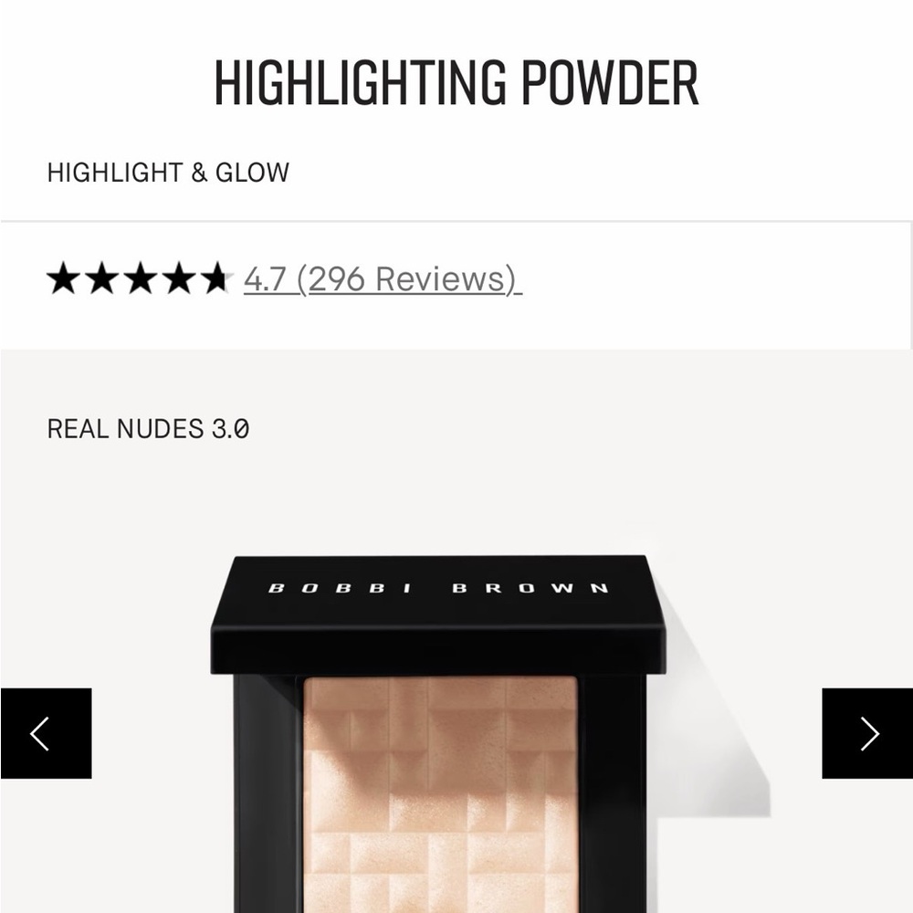 Bobbi Brown Highlighting Powder - Real Nudes